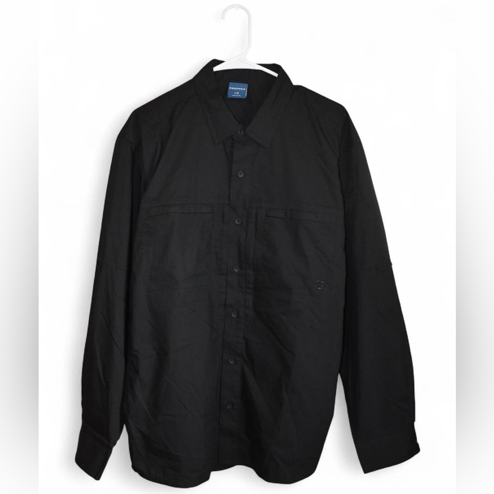 Black Button-Up Shirt